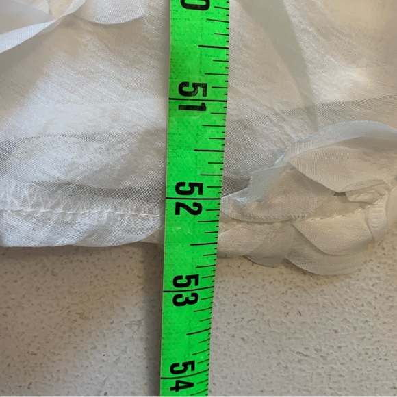 Lulus Large Exceptional Entrance White Sleeveless Tiered Rosette Midi Dress - Picture 17 of 17